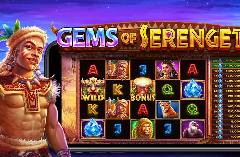 Slot Gems of Serengeti: Harta Liar Pembawa Jackpot Besar!