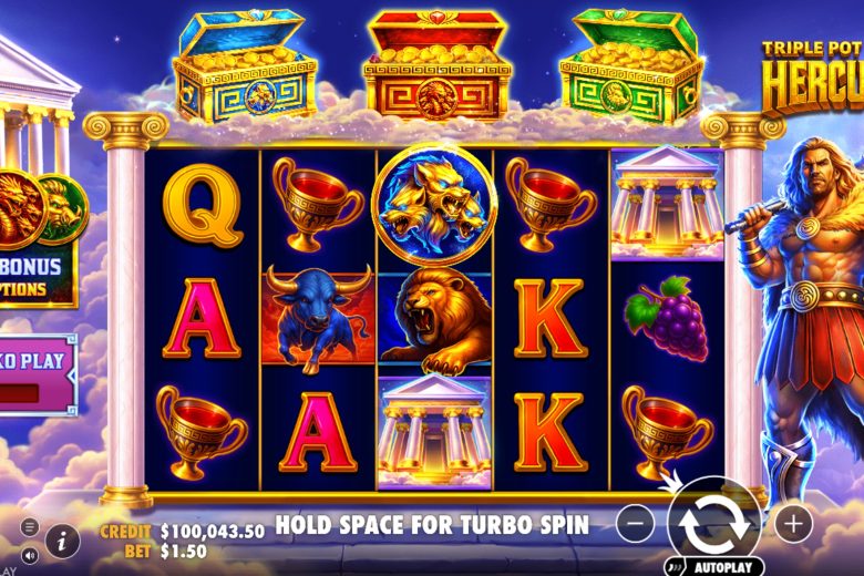 Slot Triple Pot Plinko Hercules: Kekuatan Hercules Bikin Cuan Meledak