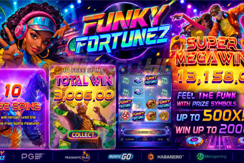 Slot Funky Fortunez: Game Favorit Pemburu Scatter dan Maxwin