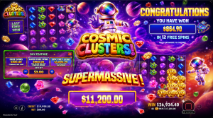 Slot Cosmic Clusters, Satu Putaran Bisa Bikin Dompet Tebal