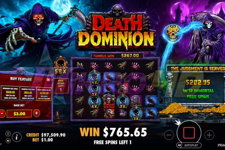 Slot Death Dominion Visual Spektakuler