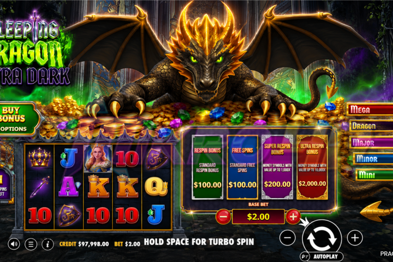 Sleeping Dragon Ultra Dark: Aura Naga Hitam Membawa Spin Penuh Ketegangan!