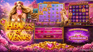 Slot Hearts of Venus: Kejar Kemenangan Besar Bersama Sang Dewi Cinta