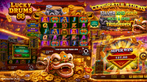 Slot Lucky Drums 88: Dentuman Emas Menuju Kemenangan Fantastis
