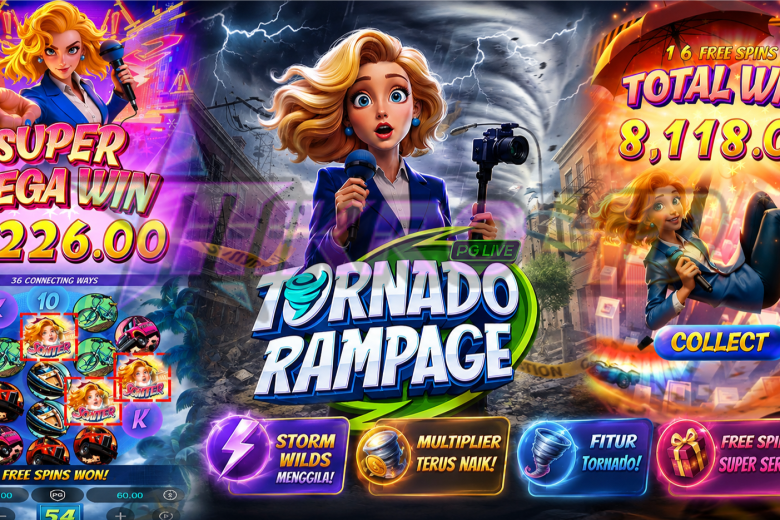 Slot Tornado Rampage: Spin Berani, Kejutan Makin Menanti