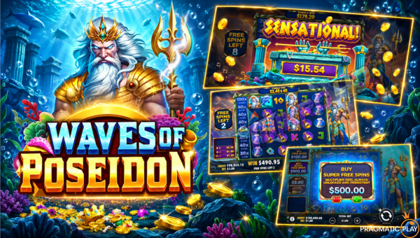 Slot Waves of Poseidon: Pecahkan Ombak Emas dan Raih Big Win Maksimal